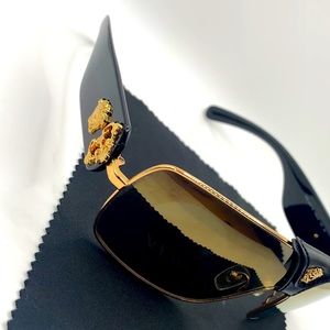 Versace - Baroque/Black & Gold Unisex - Sunglasses